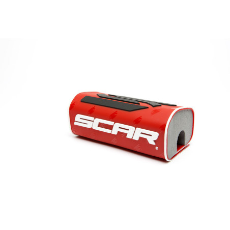 Protector/morcilla de manillar SCAR 3D (para manillar sin barra) - Rojo