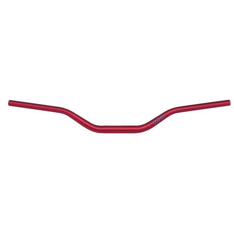 Manillar Renthal Fatbar Carmichael rojo con protector negro 604-01-RD