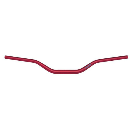 Manillar Renthal Fatbar Carmichael rojo con protector negro 604-01-RD