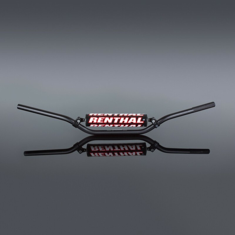 Manillar RENTHA Pit Bike +100cc negro con protector negro 611-01-BK-03-219