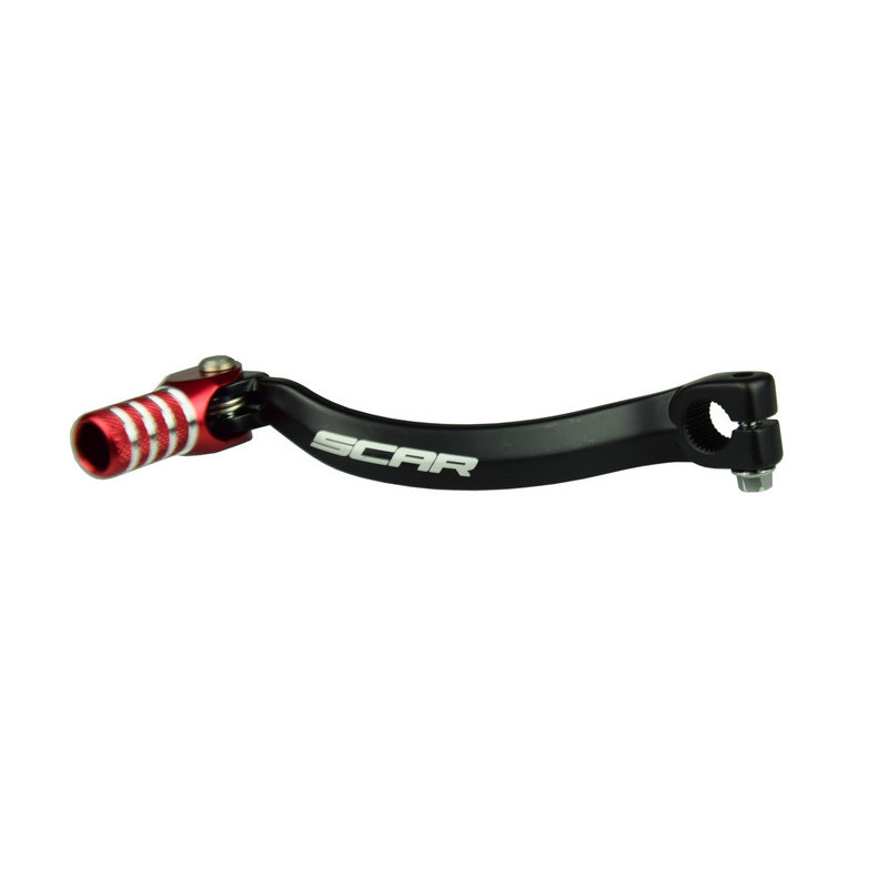 Pedal de cambio SCAR - Negro / Puntera roja