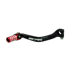 Pedal de cambio SCAR - Negro / Puntera roja