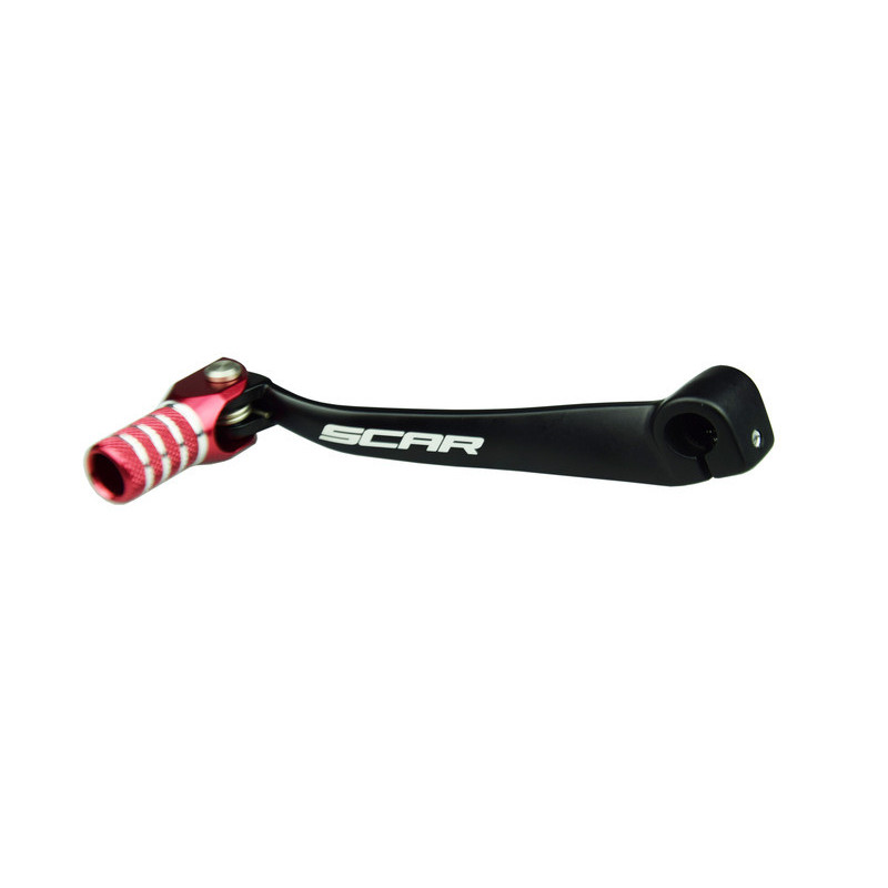 Pedal de cambio SCAR - Negro / Puntera roja