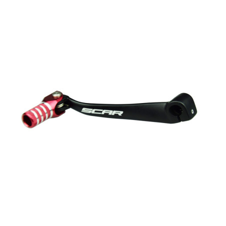 Pedal de cambio SCAR - Negro / Puntera roja