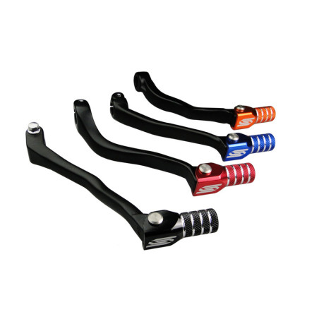 Pedal de cambio SCAR - Negro / Puntera roja