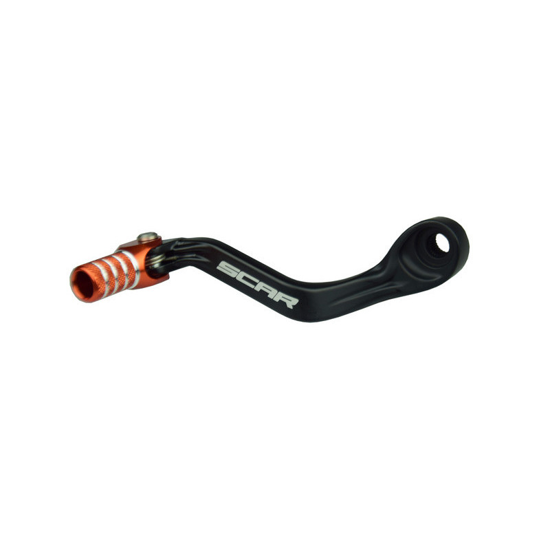 Pedal de cambio SCAR - Negro / Puntera naranja