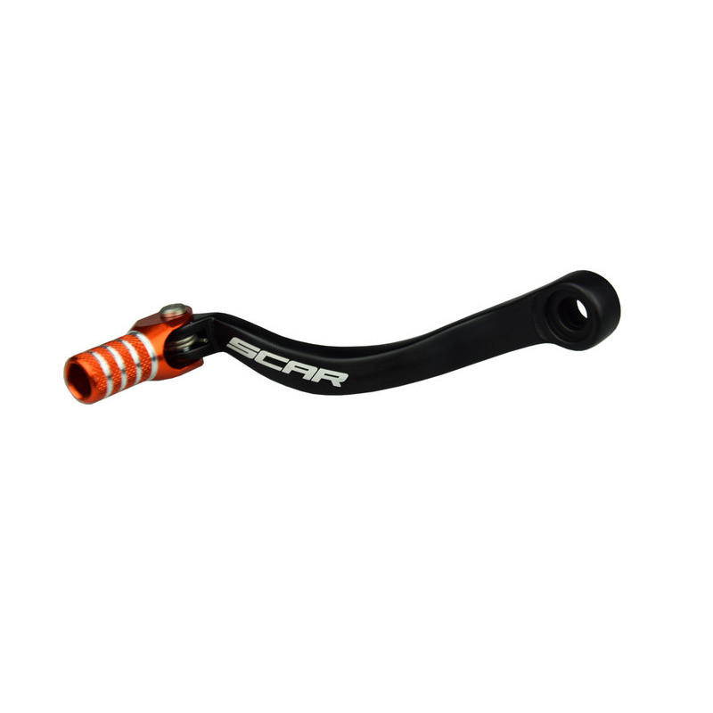 Pedal de cambio SCAR - Negro / Puntera naranja