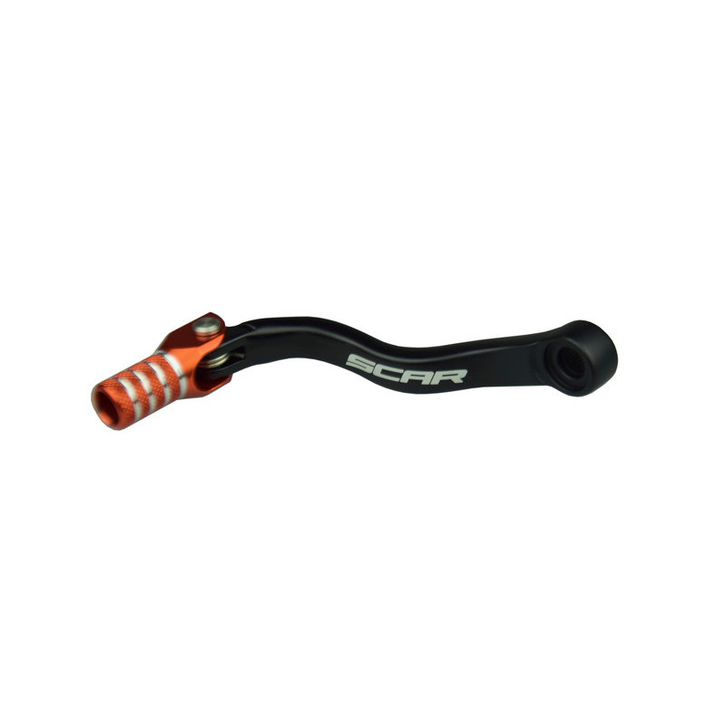 Pedal de cambio SCAR - Negro / Puntera naranja