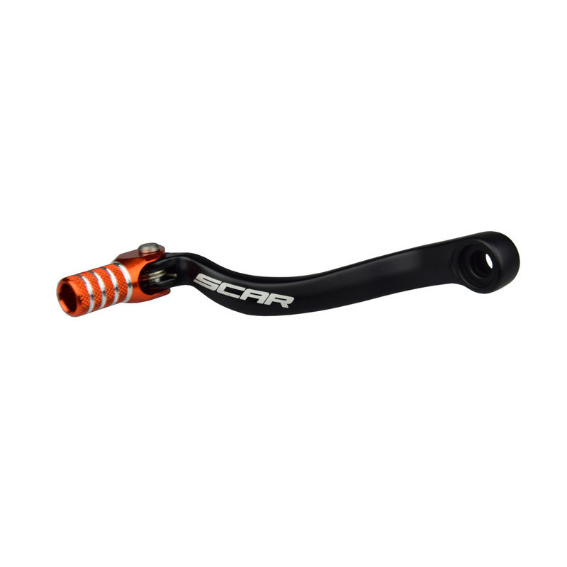 Pedal de cambio SCAR - Negro / Puntera naranja