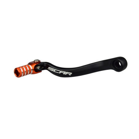 Pedal de cambio SCAR - Negro / Puntera naranja
