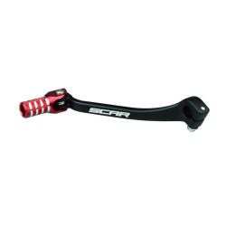 Pedal de cambio SCAR - Negro / Puntera roja