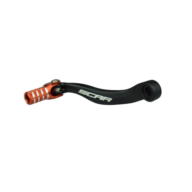 Pedal de cambio SCAR - Negro / Puntera naranja