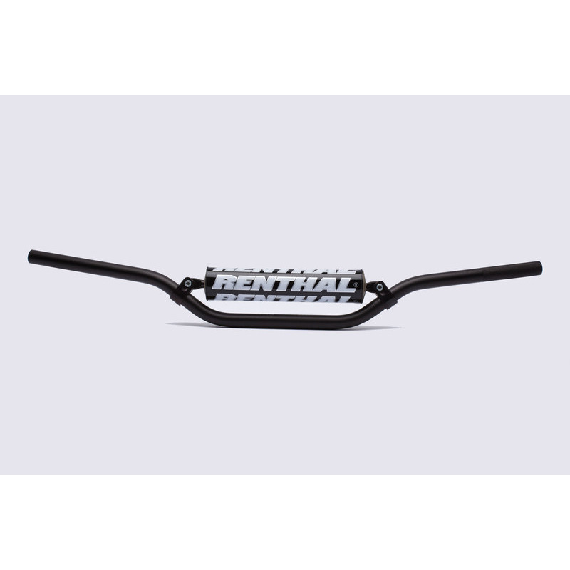 Manillar Renthal enduro medio negro con protector negro 664-04-BK-01-185