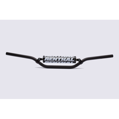 Manillar Renthal enduro medio negro con protector negro 664-04-BK-01-185