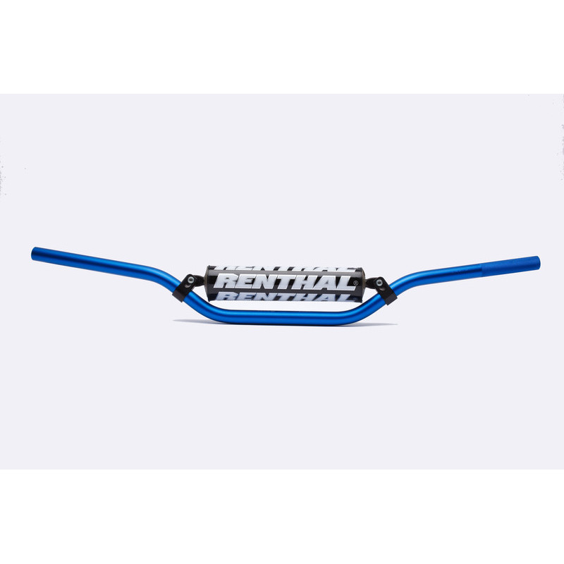 Manillar Renthal enduro azul con protector negro 693-01-BU-01-185