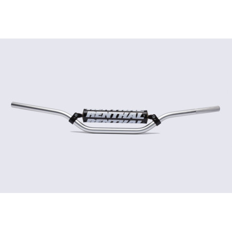 Manillar Renthal enduro plata con protector negro 693-01-SI-01-185