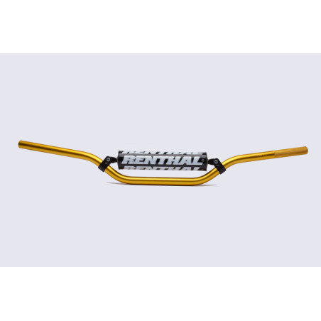 Manillar Renthal 693 Classic Enduro 22,2 oro con protector negro