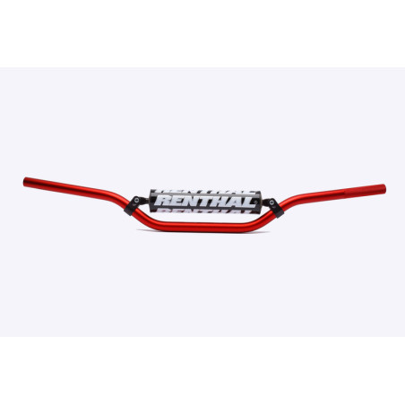 Manillar Renthal RM rojo con protector negro 701-01-RD-01-185