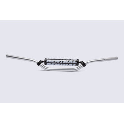 Manillar Renthal RM plata con protector negro 701-01-SI-01-185
