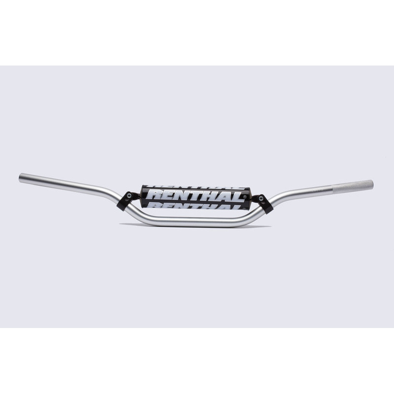 Manillar Renthal RM plata con protector negro 701-01-SI-01-185
