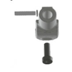 Soporte de retrovisor de bomba de embrague y freno Magura HC1