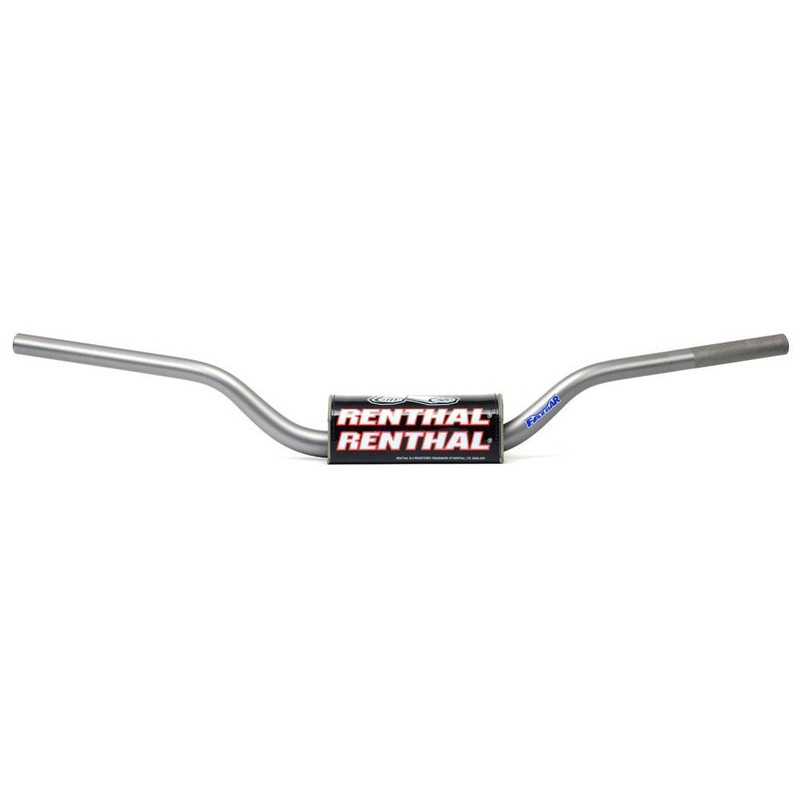 Manillar Renthal Fatbar Mcgrath titanio con protector negro 821-01-TT