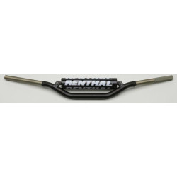 Manillar Renthal Twinwall Carmichael alto negro con protector negro 922-01-BK-07-185