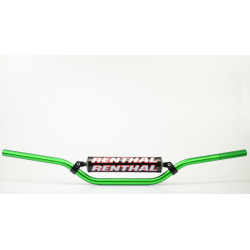 Manillar Renthal motocross Carmichel verde con protector negro 971-08-GN-01-185