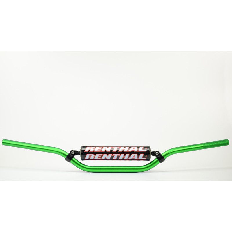 Manillar Renthal motocross Carmichel verde con protector negro 971-08-GN-01-185