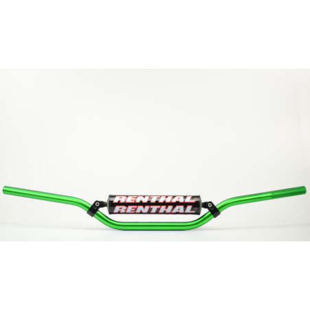 Manillar Renthal motocross Carmichel verde con protector negro 971-08-GN-01-185