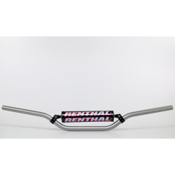 Manillar Renthal motocross Carmichael titanio con protector negro 971-08-TT-01-185