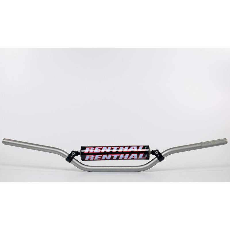 Manillar Renthal motocross Carmichael titanio con protector negro 971-08-TT-01-185