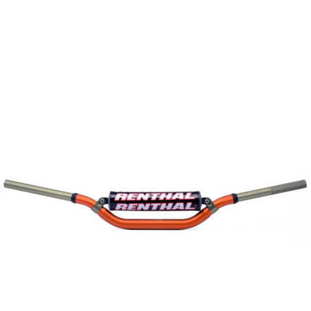 Manillar RENTHAL Twinwall 999 McGrath naranja con protector negro