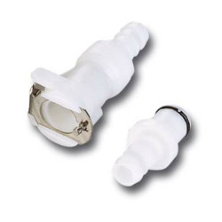 Enchufe rápido macarrón gasolina blanco MOTION PRO Ø6mm