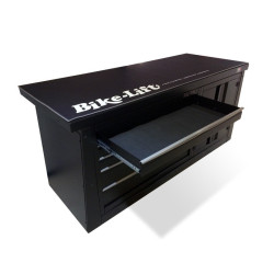 Banco de trabajo Bike-Lift 2m con 5 cajones + armario con puertas - MF-BL2000+M12+M10 2