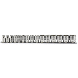 Juego de 15 vasos DRAPER de 3/8 de 8 a 22 mm