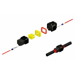 Terminal de cable macho serie090 FRKW BIHR Ø0,5mm²/0,85mm² 2