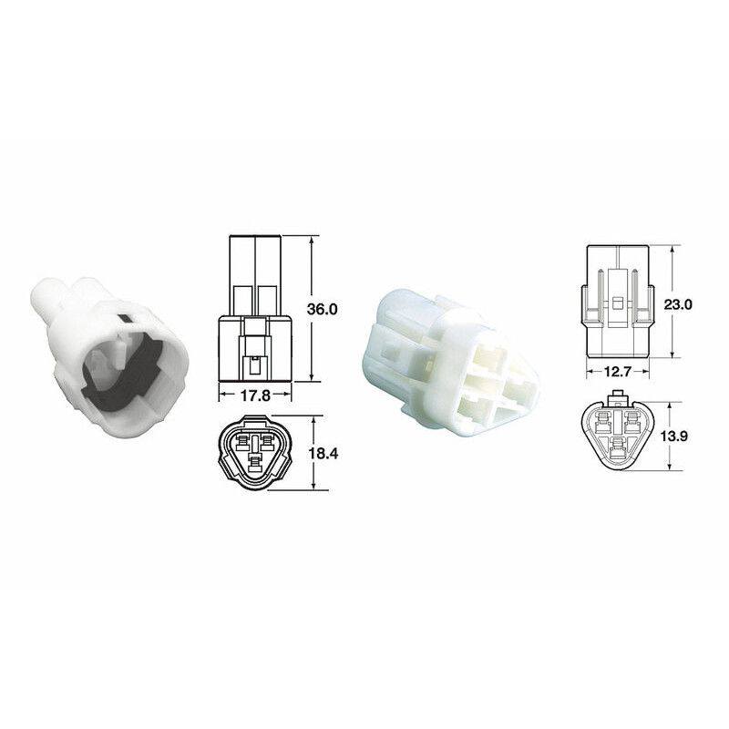 Juego de conectores 3 vias Series 090 SMTO BIHR tipo original Ø0,85mm²/1,25mm² - 5 Juegos completo