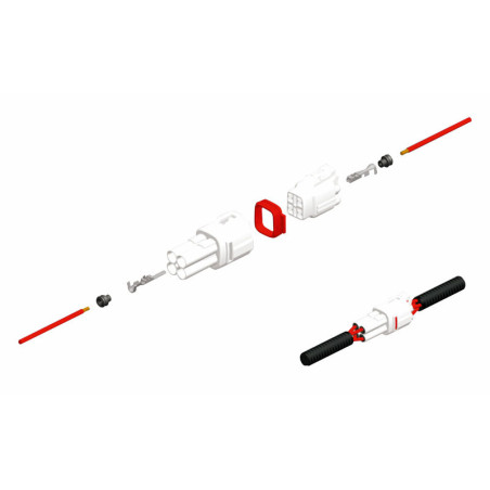 Terminal de cable hembra serie 090 SMTO BIHR Ø0,85mm²/1,25mm² - 50 uds