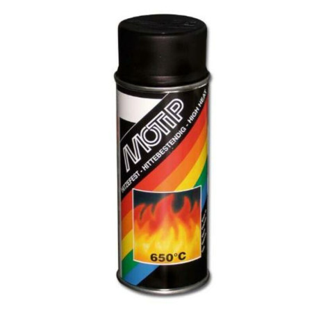 Pintura alta temperatura MOTIP negro