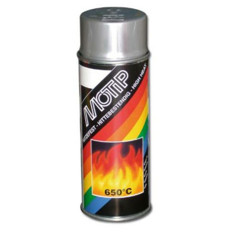 Pintura alta temperatura MOTIP plata