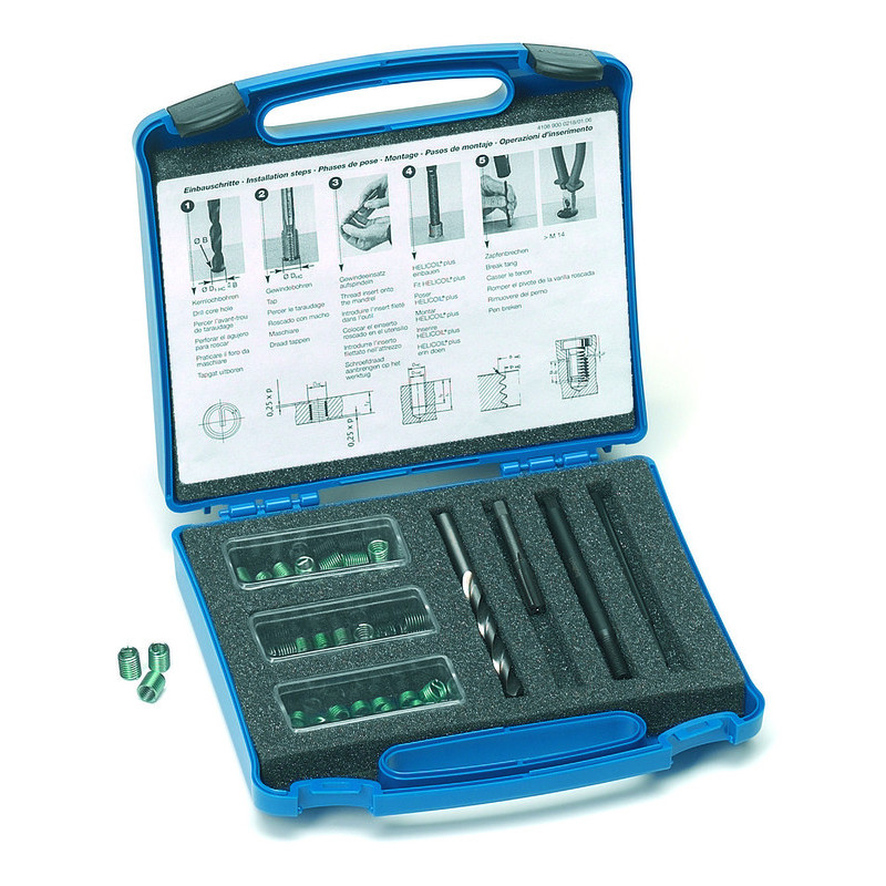 Kit de reparación de roscas HELICOIL Helicoil Plus M3 x 0,50