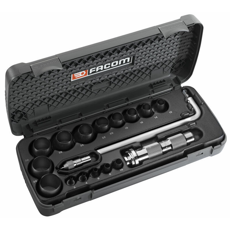 Caja sacabocados FACOM ø3-30mm