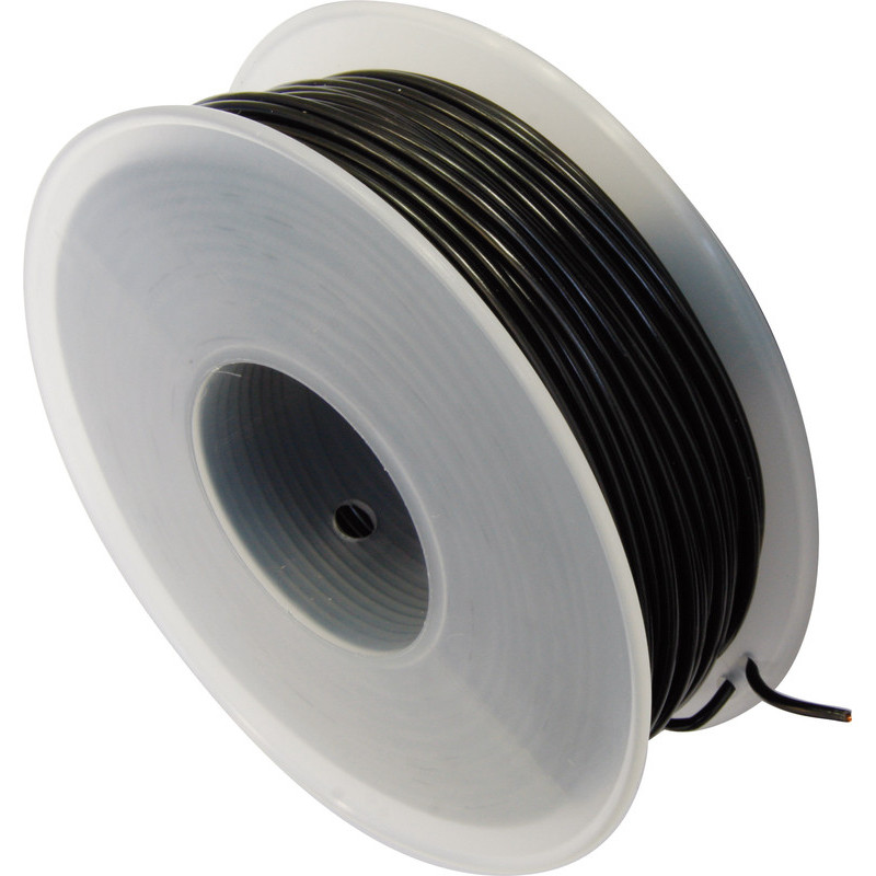 Cable eléctrico BIHR 1mm² - 25m - Negro