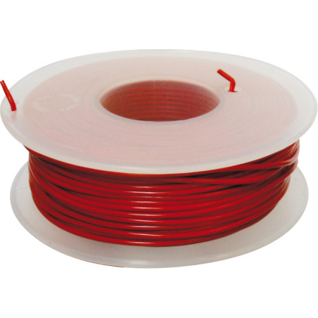 Cable eléctrico BIHR 1mm² - 25m - Rojo