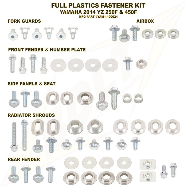 Kit tornillería de plástica Bolt YAM