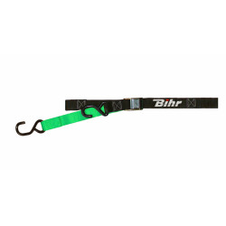 Correas con hebilla bicolores BIHR negro/verde