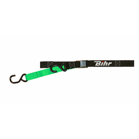 Correas con hebilla bicolores BIHR negro/verde
