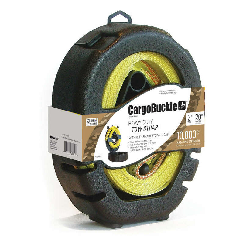 Correas de remolque CARGO BUCKLE con sistema de almacenaje