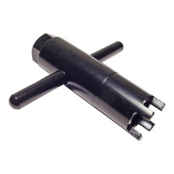 Vaso almenado cilíndrico para eje oscillante/chasis JMP Øint20mm /Øext27,4mm 4 muescas BMW